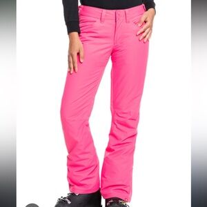 Roxy pink backyard snow pants